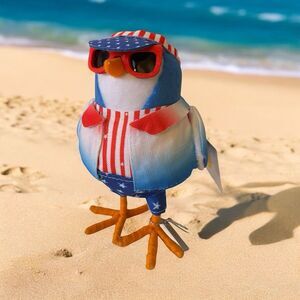 Target Spritz Sun Squad BUBBA Featherly Friend Bird Patriotic July 4th  NEW TAGS